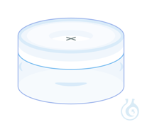 SR N11-H, tr, Sil w/PTFE bl (+), 55° 1.0 N 11 PE snap ring cap, transparent,...