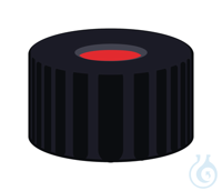 SC N9-H, blk, RR or/FEP, 45°, 1.0 N 9 PP screw cap, black, center hole Red...