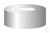 BK N20-L, si, Sil w/PTFE bg, 45°, 3,0 N 20 Aluminium Bördelkappe, silber, Loch Silikon weiß /...