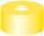 SR N11-H, yw, Sil w/PTFE r, 45°, 1.0 N 11 PE snap ring cap, yellow, center...