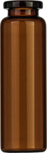 Vial N20-20, RR, b, 23,25x75,5, fl., DIN 20 mL Headspace Rollrandflasche N 20 Außendurchmesser:...