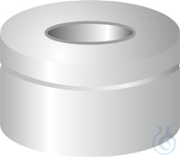 CC N11-H, si, O-Ring + Alum, 0.1, TPF N 11 Aluminium crimp cap, silver, roll...