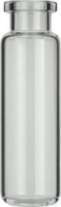 Vial N20-20, RR, k,22,5x75,5, r, DIN 20 mL Headspace Rollrandflasche N 20 Außendurchmesser: 22,5...