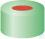 CC N11-H, grn, NR/But or/TEF, 45°, 1.0 N 11 Aluminium crimp cap, green,...