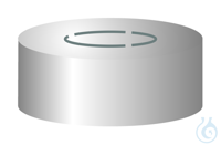 CNTO N20, si N 20 Aluminium Center Tear Off Cap, silver pack of 100