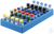 Rack f. Probengl. N8/N9/N10/N11, 50 Pos. 50 Positionen Polypropylen Flaschenständer blau für alle...