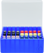Beh. f. Probengl. N8/N9/N10/N11, 81 Pos. 81 Positionen Behälter blau mit festem Gefacheinsatz für...