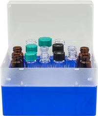 Container f. vials N15, 36 pos. 36 Position Container blue with removeable...