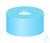 SR N11-L, hbl, w, Sil w/PTFE r, 45°, 1,0 N 11 PE Schnappringkappe, weich, hellblau, Loch Silikon...