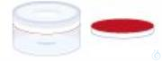 CPS N11-T, tr, Sil b/PTFE r, 45°, 1,0 N 11 Capsule PE transparent, trou Silicone blanc/PTFE rouge...