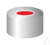 N 11 Aluminium Bördelkappe, silber, Loch Red Rubber/FEP farblos Härte: 45° shore A Septendicke:...
