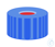 Schraubkappen N 9, blau PP, Loch Red Rubber/FEP farblos, Härte: 45° shore A Septendicke: 1,0 mm,...