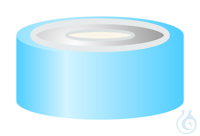 BM N20-H, si/bl, Sil w/PTFE bg, 45° 3.0 N 20 bimetal crimp cap, blue/silver,...