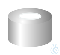 CC N11-H, si, PTFE w, 53°, 0.25 N 11 Aluminium crimp cap, silver, center hole...