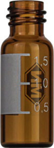 Vial N8-1.5, GW, b, 11,6x32, flach, SF 1,5 mL Gewindeflasche N 8 Außendurchmesser: 11,6 mm,...