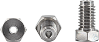 Nut 1/16" with 1/16" bore, 5 p Nut 1/16" with bore suitable for 1/16"...