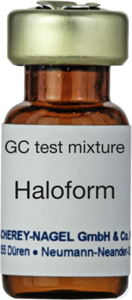 Haloform test mixture Haloform test mixture in methanol for headspace...