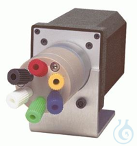 C22-6186 C22-6186 6 port 2-pos valve, manual 1/4"-28" fittings, 1.5 mm bore...