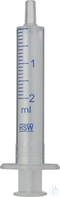 Einmalspritzen, Luer-Ausgang, 2 mL