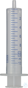 Disposable syringe, Luer tip, 10 mL