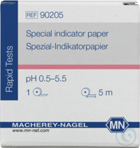 Spez.-Ind. pH 0,5-5,5, Rolle Spezial-Indikatorpapier pH 0,5-5,5 Testpapier Messbereich: pH...