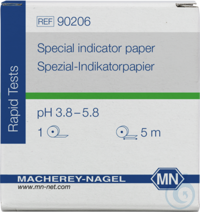 Spec. ind. pH 3.8-5.8, reel Special indicator paper pH 3.8-5.8 test paper measuring range: pH 5.8...