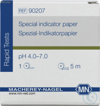 Spec. ind. pH 4.0-7.0, reel Special indicator paper pH 4.0-7.0 test paper measuring range: pH...