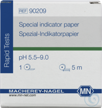 Spec. ind. pH 5.5-9.0, reel Special indicator paper pH 5.5-9.0 test paper measuring range: pH...