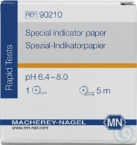 Spec. ind. pH 6.4-8.0, reel Special indicator paper pH 6.4-8.0 test paper measuring range: pH 8.0...