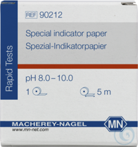 Spez.-Ind. pH 8,0-10,0, Rolle Spezial-Indikatorpapier pH 8,0-10,0 Testpapier Messbereich: pH...