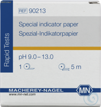 Spez.-Ind. pH 9,0-13,0, Rolle Spezial-Indikatorpapier pH 9,0-13,0 Testpapier Messbereich: pH...