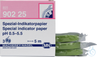 Spec. ind. pH 0.5-5.5, reel, refill Special indicator paper pH 0.5-5.5 test paper - refill pack...