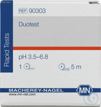 DUOTEST pH 3,5 - 6,8 Rolle à 5 m Länge, Breite: 10 mm Mindestbestellmenge: 5 Stück