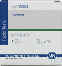 DUOTEST pH 5,0 - 8,0 Rolle à 5 m Länge, Breite: 10 mm Mindestbestellmenge: 5 Stück