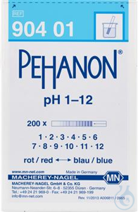 PEHANON pH 1,0-12,0, bte de 200 lang. PEHANON pH 1,0 - 12,0 boîte de 200 languettes 11 x 100 mm...