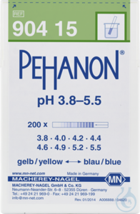 PEHANON pH 3,8 - 5,5 box of 200 strips 11 x 100 mm
