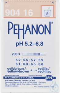 PEHANON pH 5,2 - 6,8 box of 200 strips 11 x 100 mm