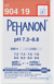 PEHANON pH 7,2 - 8,8 box of 200 strips 11 x 100 mm