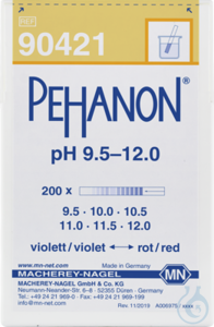 PEHANON Indikatorpapier pH 9,5-12,0, 11 x 100 mm Dose à 200 Streifen...