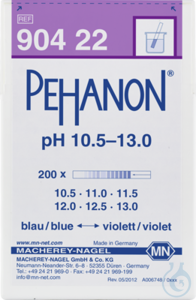 PEHANON pH 10,5 - 13,0 box of 200 strips 11 x 100 mm