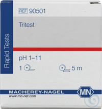 TRITEST pH 1 - 11, Rolle TRITEST pH 1-11 Rolle à 5 m Länge, Breite: 10 mm Mindestbestellmenge: 5...