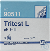 TRITEST L pH 1 - 11 Nfp TRITEST L pH 1 - 11 Nachfüllpackung à 3 Rll. Mindestbestellmenge 2 Pg.