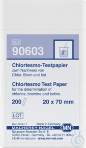 Chlortesmo Chlortesmo test strips 20 x 70 mm sufficient for 200 determinations
