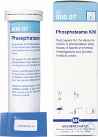 Phosphatesmo KM Testblättchen 15 x 30 mm Pg à 25 Bestimmungen
