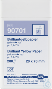 Brillant yellow paper (200 strips) Brillant yellow paper box of 200 strips 20...