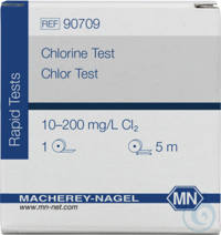 Chlor Test Rolle à 5 m Länge und 10 mm Breite Mindestbestellmenge: 5 Stück