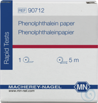 Phenolphthaleinpapier Rolle à 5 m Länge, Breite: 7 mm Mindestbestellmenge: 5 Stück