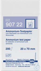 Ammonium test paper Ammonium test paper test strips 20 x 70 mm sufficient for...