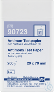 Antimony test paper Antimony test paper test strips 20 x 70 mm sufficient for...