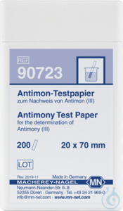 Antimony test paper